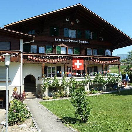 Hotel Restaurant Sunnmatt Aeschi Bei Spiez Ngoại thất bức ảnh