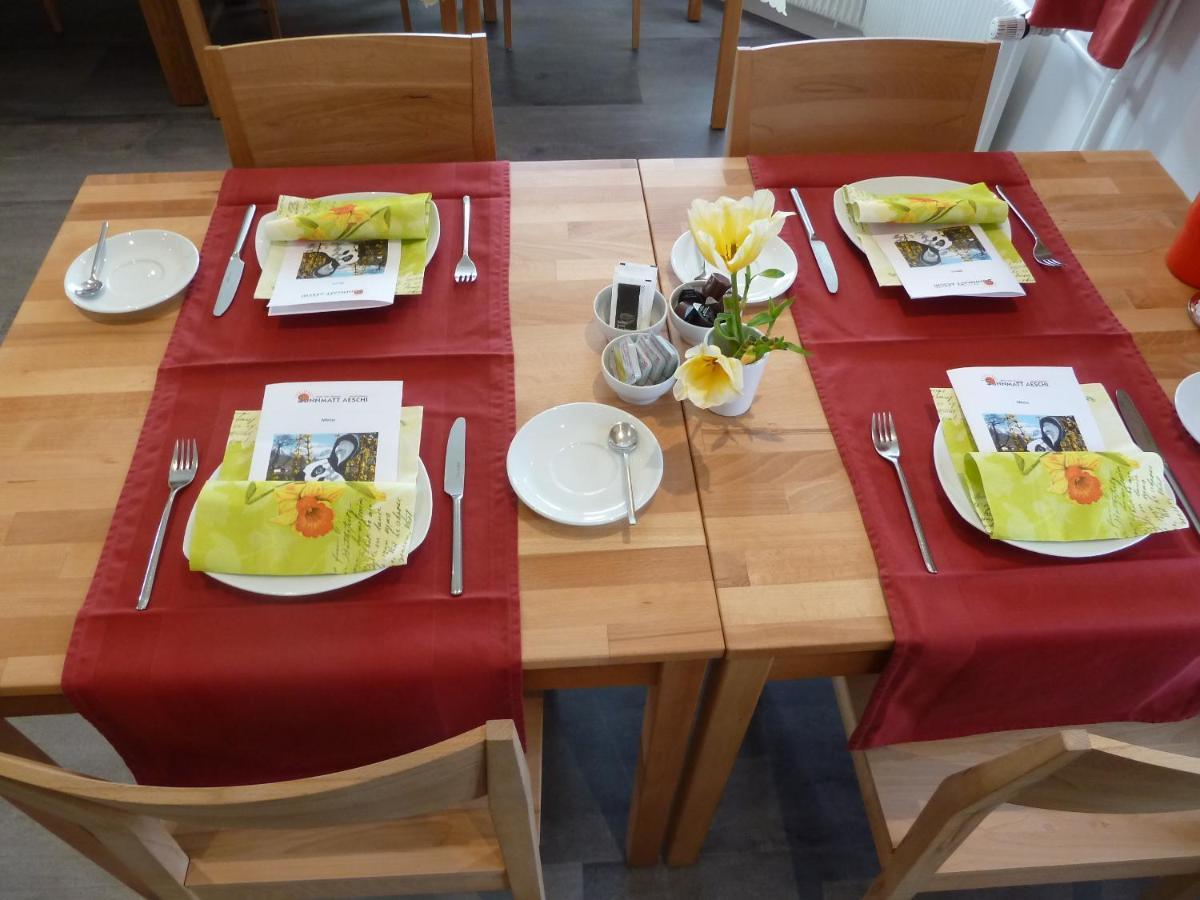 Hotel Restaurant Sunnmatt Aeschi Bei Spiez Ngoại thất bức ảnh