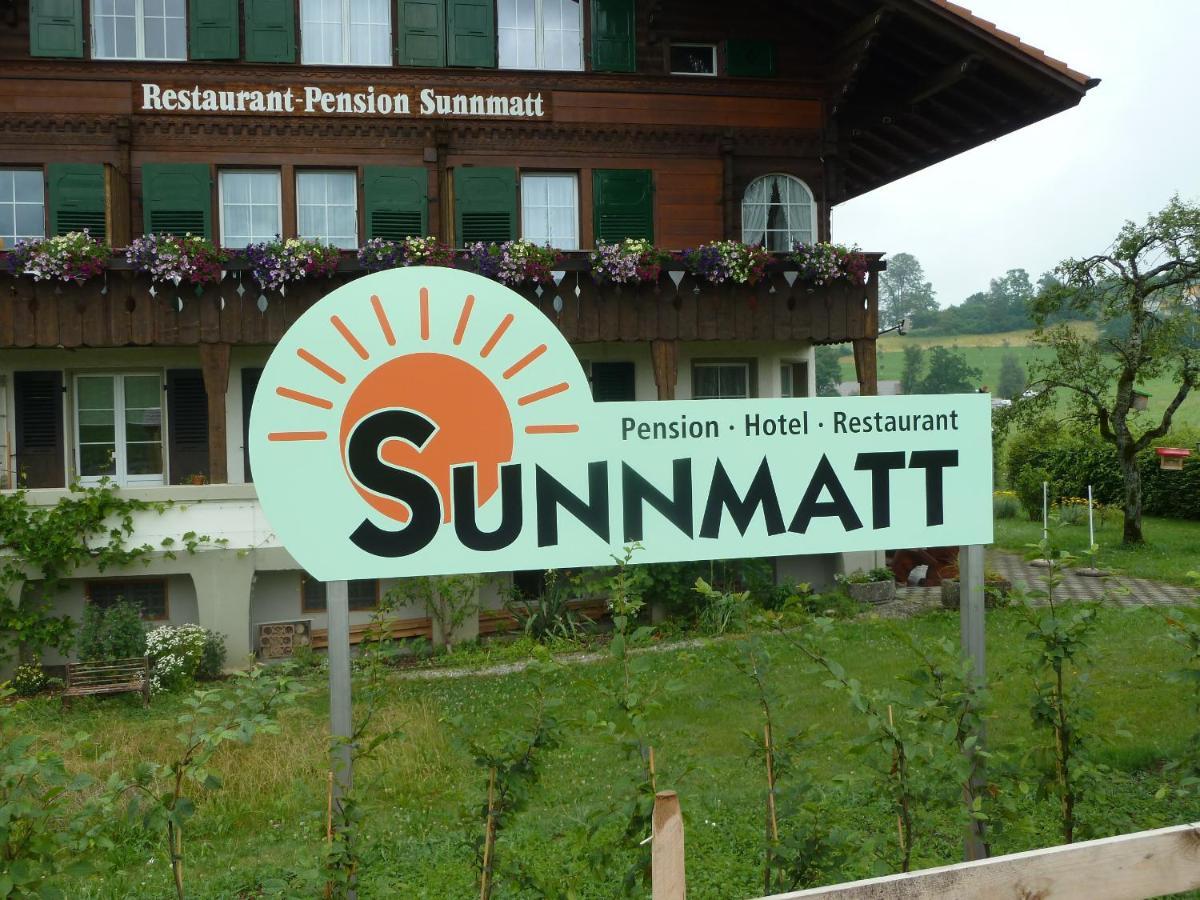 Hotel Restaurant Sunnmatt Aeschi Bei Spiez Ngoại thất bức ảnh