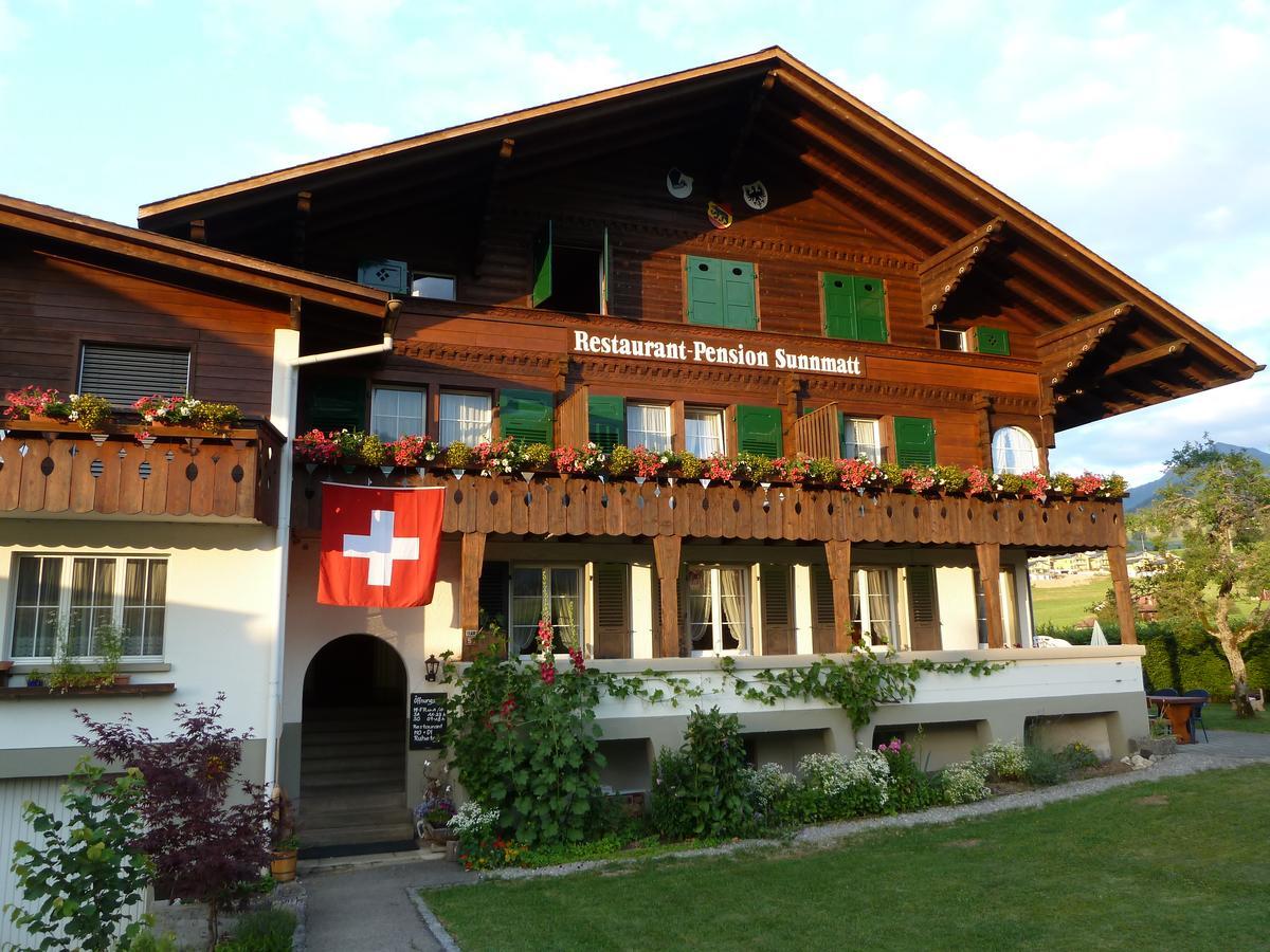 Hotel Restaurant Sunnmatt Aeschi Bei Spiez Ngoại thất bức ảnh